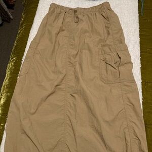 Drawstring Parachute Skirt